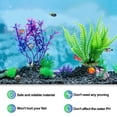 thumbnail image 3 of Se utiliza para la decoración de peceras, plantas de acuario, 10 piezas de plantas de plástico altas., 3 of 5
