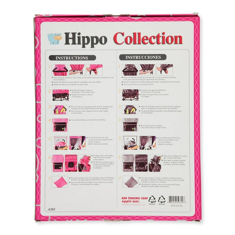 Hippo collection universal sales stroller weather shield