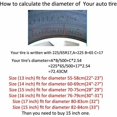 thumbnail image 4 of 13-Inch Spare Tire Cover, Waterproof PVC Dust Protection for Cars, Fits 55cm-58cm (22-23 Inch) Wheels, Universal Fit for All Brands, 4 of 5