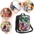 thumbnail image 4 of My Hero Academy Lunch Bag Anime Lunch Tote Bag Reusable Insulated Lunch Box Portable Lunch Bento Box For College Work Office Picnic 10.5*8*4.5 Inch, 4 of 8