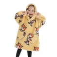 thumbnail image 1 of Chandail à Capuchon Couverture pour Enfants 2-6 Ans, Chandail à Capuchon Portable, Confortable et Chaud, Couverture avec Poches, 1 of 5