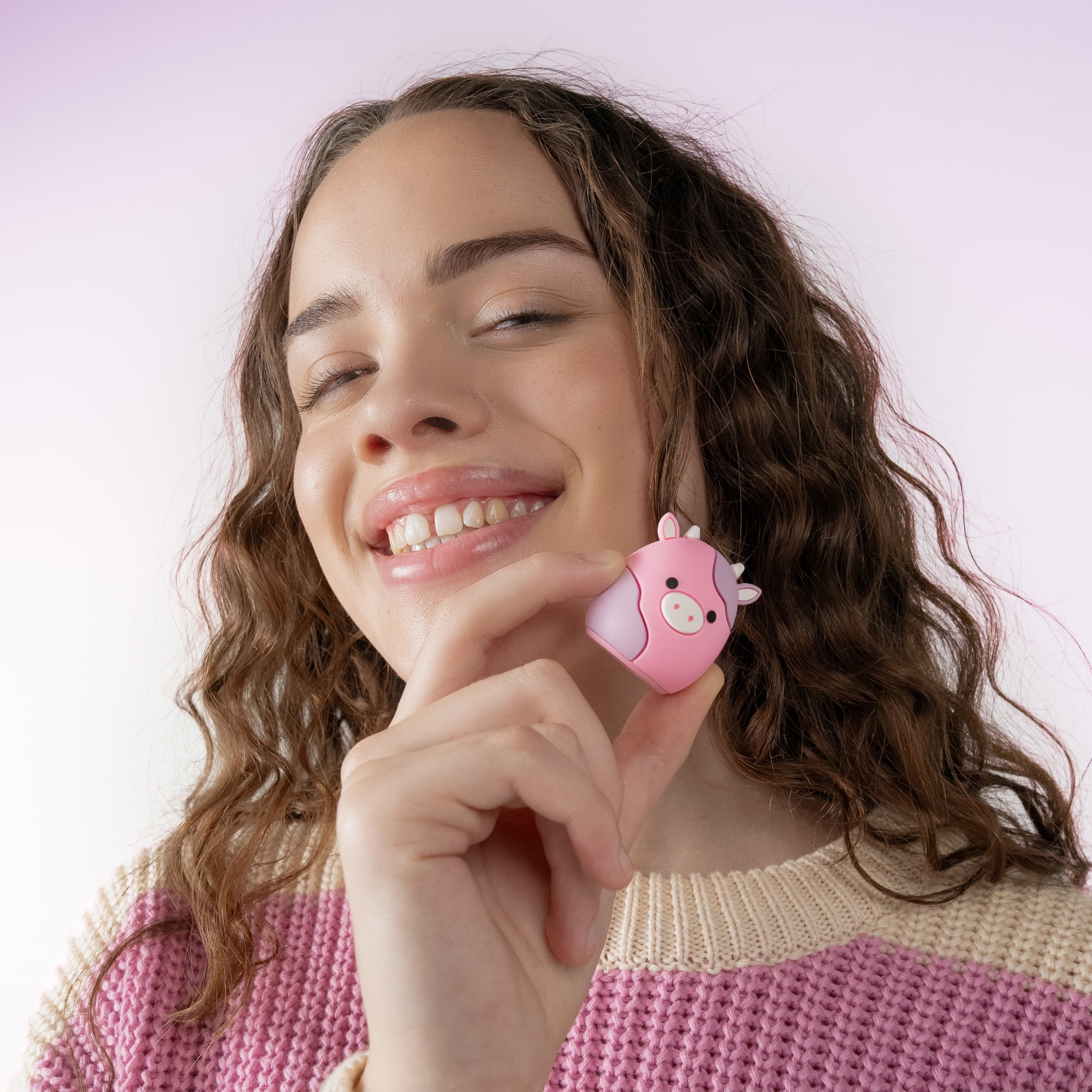 Ordo Kids Rechargeable Sonic Toothbrush - Squishmallows Patty - Pink