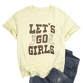 thumbnail image 3 of DEXIO Plus Size Western Shirt for Women Let's Go Girls Shirt Boho Cowgirl T-Shirt Rodeo Graphic Tee Vintage Country Music Tops,5X, 3 of 11