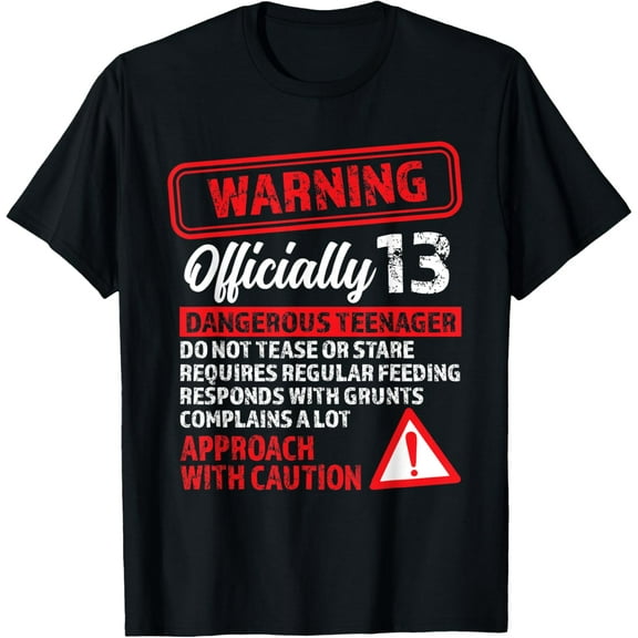 Official Teenager 13th Birthday Gifts 13 Yr Old Boys & Girls T-Shirt