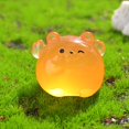 thumbnail image 2 of Micro View Angel Animal Jardinería Luz Nocturna Pequeño Adorno Transparente Cerdo Alado Patito Accesorios De Resina, 2 of 7