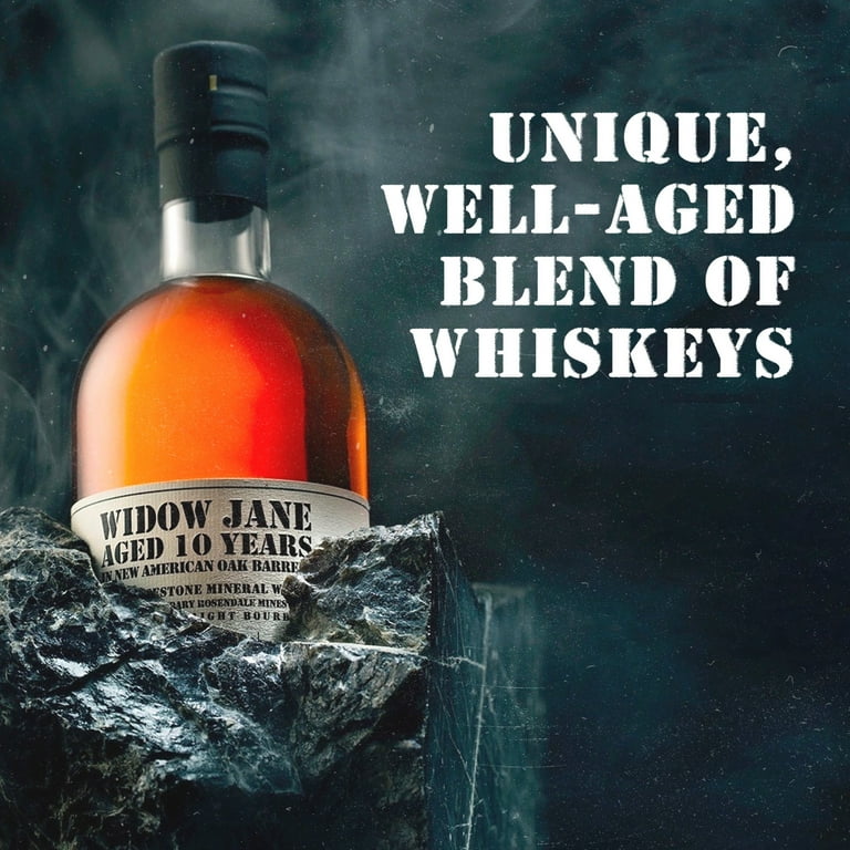 Widow Jane BourbonAged 10 Years, 750 ml Bottle, 46% ABV - Walmart.com