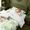 thumbnail image 3 of Manfei Flying Mallard Duck Twin Comforter Sets,Cartoon Waterfowl Bedding Set,Polkadot Reversible,2 Pieces,1 Comforter and 1 Pillowcase, 3 of 7