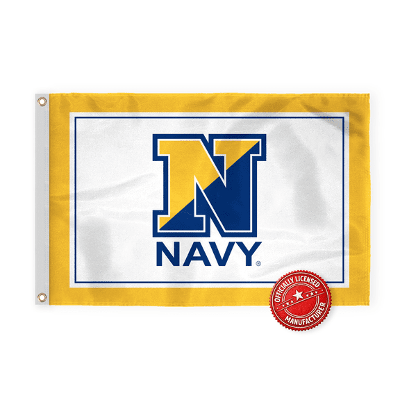 AGAS United States Navy N Logo Flag 4 x 6 ft 200D Nylon with Grommets