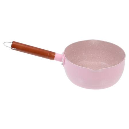 

Japanese Style Cooking Pot Soup Pot Milk Pot Wooden Handle Pot Practical Baby Food Pot