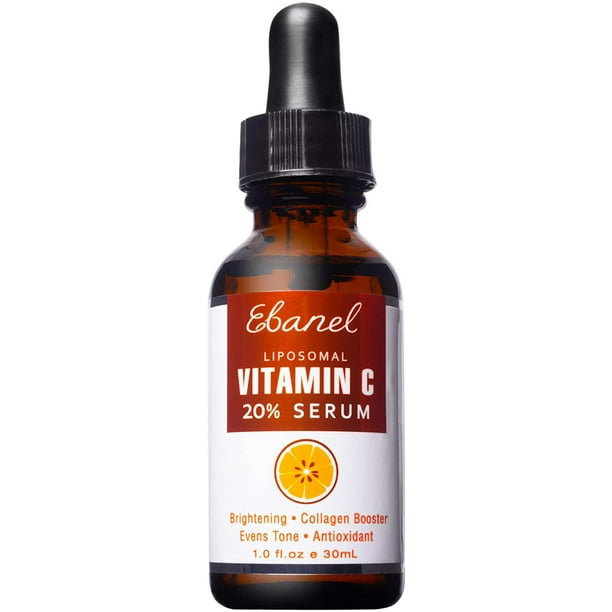 Suero Facial Ebanel 20% Vitamina C Ácido Hialurónico Máxima Potencia Antienvejecimiento Antioxidante