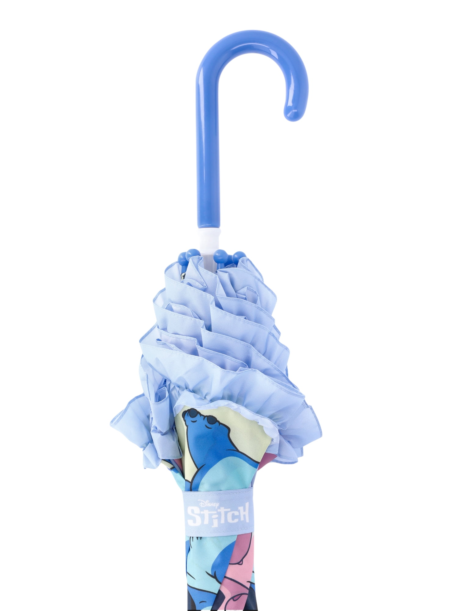 Disney Lilo & Stitch Girls Print Umbrella with Curved Handle