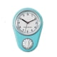 thumbnail image 1 of 1pc Kitchen Timer Wall Clock Household Timer Modern Style Without Battery For Home (blue), 1 of 2