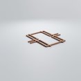 thumbnail image 4 of Ekena Millwork 7 3/8"W x 7 3/8"H x 1/4"T Extra Small Granby Decorative Fretwork Wood Wall Panels, Red Oak, 4 of 18