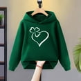 thumbnail image 2 of FINALGANG Kids Boys Girls Hoodie With Shamrocking Cartoon Graphic Loose Fit Long Sleeve Pullover Sweatshirt For Casual Daily Wear Cute Top, 2 of 3