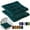 Green, variant on Djiypn Square Seat Cushion Chair Pads for Kitchen Dining Chairs, 2 Pack Soft Comfort Velvet Chair Mat Pillow Cushions with Ties for Office Desk Living Room Tatami 15.8", Silver