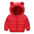thumbnail image 4 of Ropa de invierno para bebés, parkas de algodón con orejas de oso, chaqueta con capucha para niños, abrigos para la nieve para niños pequeños Sincero Hogar, 4 of 6