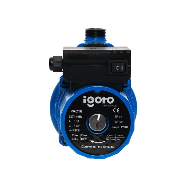 Presurizador AUTOMATICO IGOTO PAC16 1/6 HP
