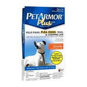 Sergeant's Pet Armor PLUS IGR Dogs Kills Fleas Ticks & Lice 23-44 lbs 3 Doses