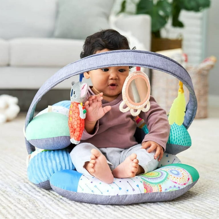 Infantino 3-in-1 Tummy Time, Sit Support & Mini Gym, 0-8 Months Unisex,  Multicolor Koala 