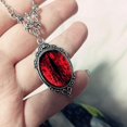 thumbnail image 7 of CIYISON Red Cat Eye Pendant Necklace Clavicle Chain Butterfly-Choker Anniversary-Decor, 7 of 7
