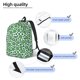 thumbnail image 3 of Easygdp Leopard print St. Patrick's Day Mochila de Lona Resistente para Laptop, Compatible con Laptops de 15 a 17 pulgadas, Ideal para Escuela, Trabajo y Viajes-Medium, 3 of 5