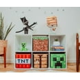 thumbnail image 6 of Minecraft 10-Inch Storage Bin Organizer Set | Creeper, TNT, Grass, Craft Table, 6 of 7