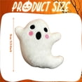 thumbnail image 2 of Bulk Halloween Ghost Plush Toys, 6 Assorted Mini Stuffed Ghost Figures, Non-Candy Trick or Treat Goodie Bag Fillers, Party Favor Gifts for Kids, 2 of 8