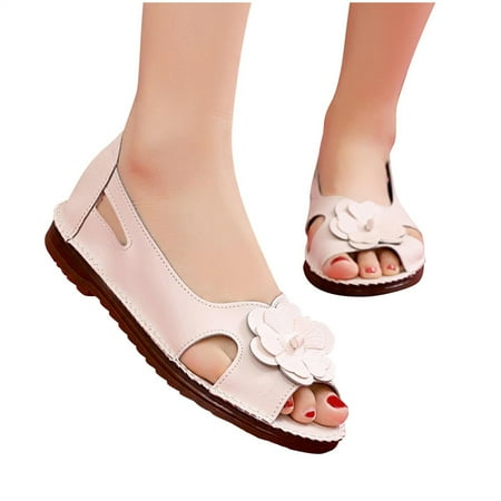 

SHENGXINY New Women Sandals Breathable Comfort Shopping Ladies Walking Shoes Wedge Heels Summer Platform Sandal Shoes Plus Size