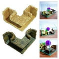 thumbnail image 2 of YIEMEEN Resin Tunnel Corner Shelter Fishtanks Decors Hideouts Cave for Fish Shrimp Hiding, 2 of 10