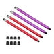 thumbnail image 5 of Lápiz óptico con pantalla táctil para tabletas y teléfonos con 8 puntas de goma suave MABOTO 2 rojo 2 morado, 5 of 6