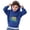 Blue, variant on Pretxorve Kids Boys Girls Long Sleeve Graphic Tee Hooded Pullover Casual Daily Shirts Sizes 2-7Y