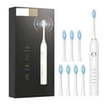 thumbnail image 2 of ZFYXGS Electric Toothbrush for Adults, 8 Brush Heads and 5 Modes, White, 2 of 6
