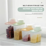 Sentmoon Food Storage Containers Food Containers Kitchen Multi-grain Storage Tank Food Dry Goods Storage Box Plastic Sealed Tank Proof Insect-proof Multi-grain Tank