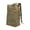 khaki, variant on Unisex Canvas Bucket Backpack for Hiking Features Spacious Design Double Carry Ways Outdoor Use Classial Design
