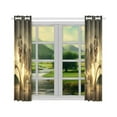 thumbnail image 3 of Cortina de Ventana ABPHQTO de Dinosaurio para Cocina 65x90 cm (Dos Piezas), 3 of 3