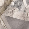 thumbnail image 5 of SAFAVIEH Casablanca Alondra Abstract Shag Area Rug, Grey/Ivory, 8' x 10', 5 of 11