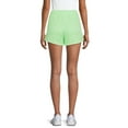 thumbnail image 4 of Athletic Works Women's High Rise Pull On Mesh Shorts, 4 of 5