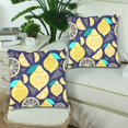 thumbnail image 2 of MKHERT Bright Lemons And Cloves Pillowcase Pillow Protector Cushion Cover 18x18 inch,Set of 2, 2 of 3