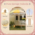 thumbnail image 6 of Patio Outdoor Market Fringe Umbrella Tilt Palm Springs, Mimosa, 6 of 7