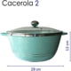 thumbnail image 4 of Batería De Cocina CHIC FLIC RD ROYAL COOK De Aluminio 10 Pzs Recubrimiento De Granito Verde Jade, 4 of 6