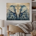 thumbnail image 2 of Designart "Elephant Majesty in Hinduism" Spiritual Print on Natural Pine Wood, 2 of 5