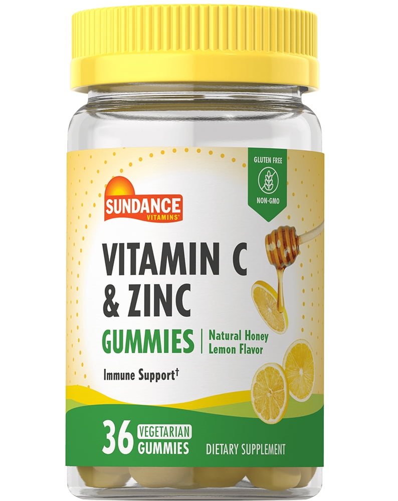 Sundance Vitamins Vitamin C + Zinc Vegetarian Gummies 36 ct