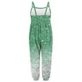 thumbnail image 5 of NAISIBABY Girls Suspenders Jumpsuit, Sleeveless Fashion Printed Summer Romper Green 2T, 5 of 5