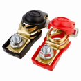 thumbnail image 1 of Battery Terminal Battery Terminals Battery Contacts, Battery Disconnect, Red and Black, Positive and Negative (1 pair), 1 of 5