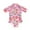 Pink-Short Sleeve, variant on Uccdo Toddler Girls Long Sleeve Rashguard One-Piece Swimsuit Kids Zipper Bathing Suit Swimwear 2-8T