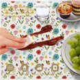 thumbnail image 6 of Pioneer Flower Floral Print Pattern Round Tablecloth 60 X 60 Inch, Wrinkle Resistant Wipeable Table Cloth for Kitchen Dining Picnic Patio Party, 6 of 6