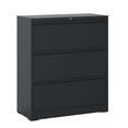thumbnail image 5 of Nmkwnr Metal Filing Cabinet with Lock, 3 Drawer Lateral File Cabinet for Home Office, Space Saving Wide Storage Cabinet for Letter/A4/F4, 5 of 10