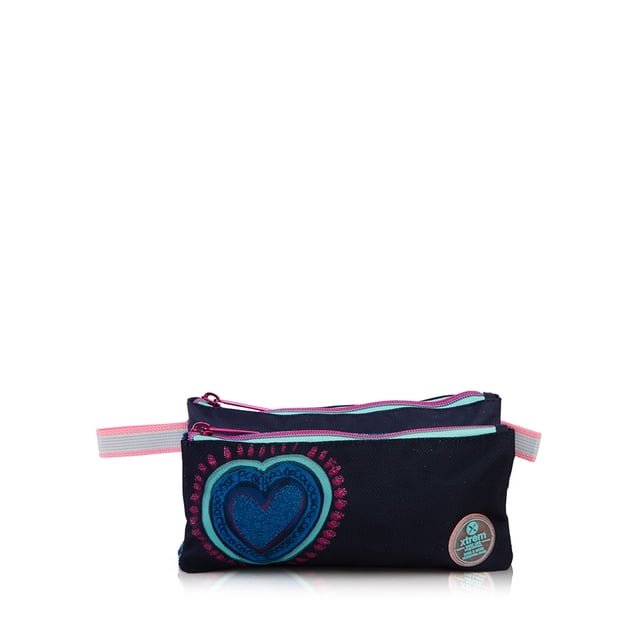 Lapicera Xtrem Trinity Pencil Box Hearts Blue