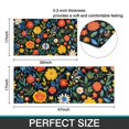 thumbnail image 7 of Pioneer Flower Floral Print Pattern Kitchen Rugs Sets Of 2,Anti Fatigue Kitchen Mat Rugs Non Slip Washable,Decorative Kitchen Floor Mats for Kitchen,Sink,Laundry,17"x30"+17"x47", 7 of 7