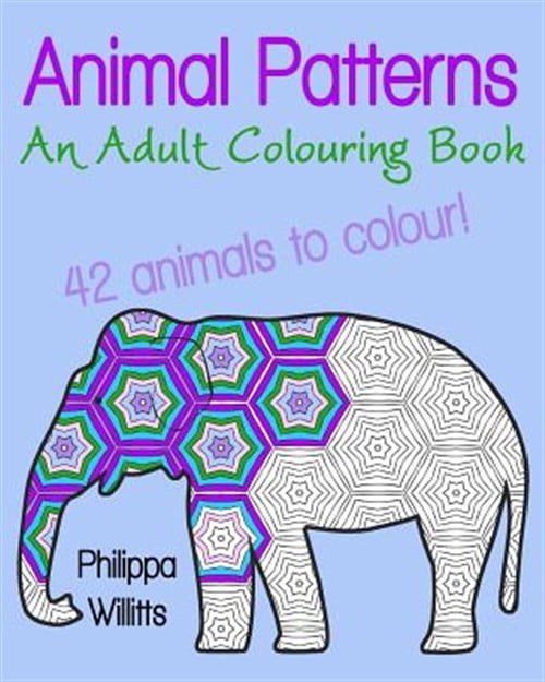 Pre-Owned Animal Patterns : An Adult Colouring Book - Walmart.com